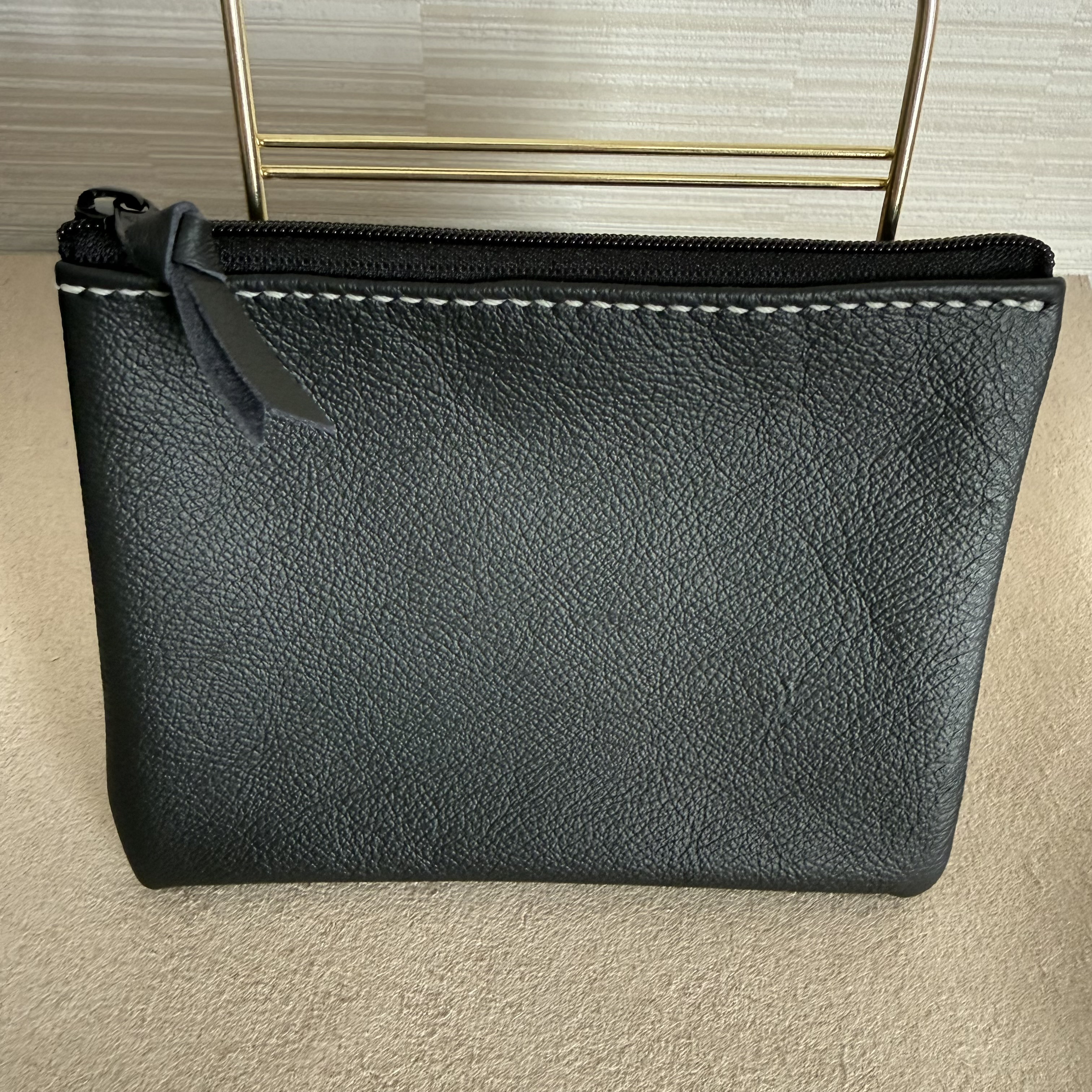 本革レザーポーチ 牛革【手縫い・ハンドメイド品】MP19