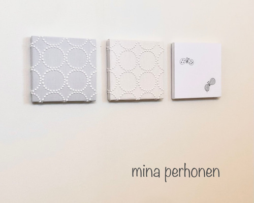 mina perhonen ミナペルホネン ファブリックパネル 3点セット