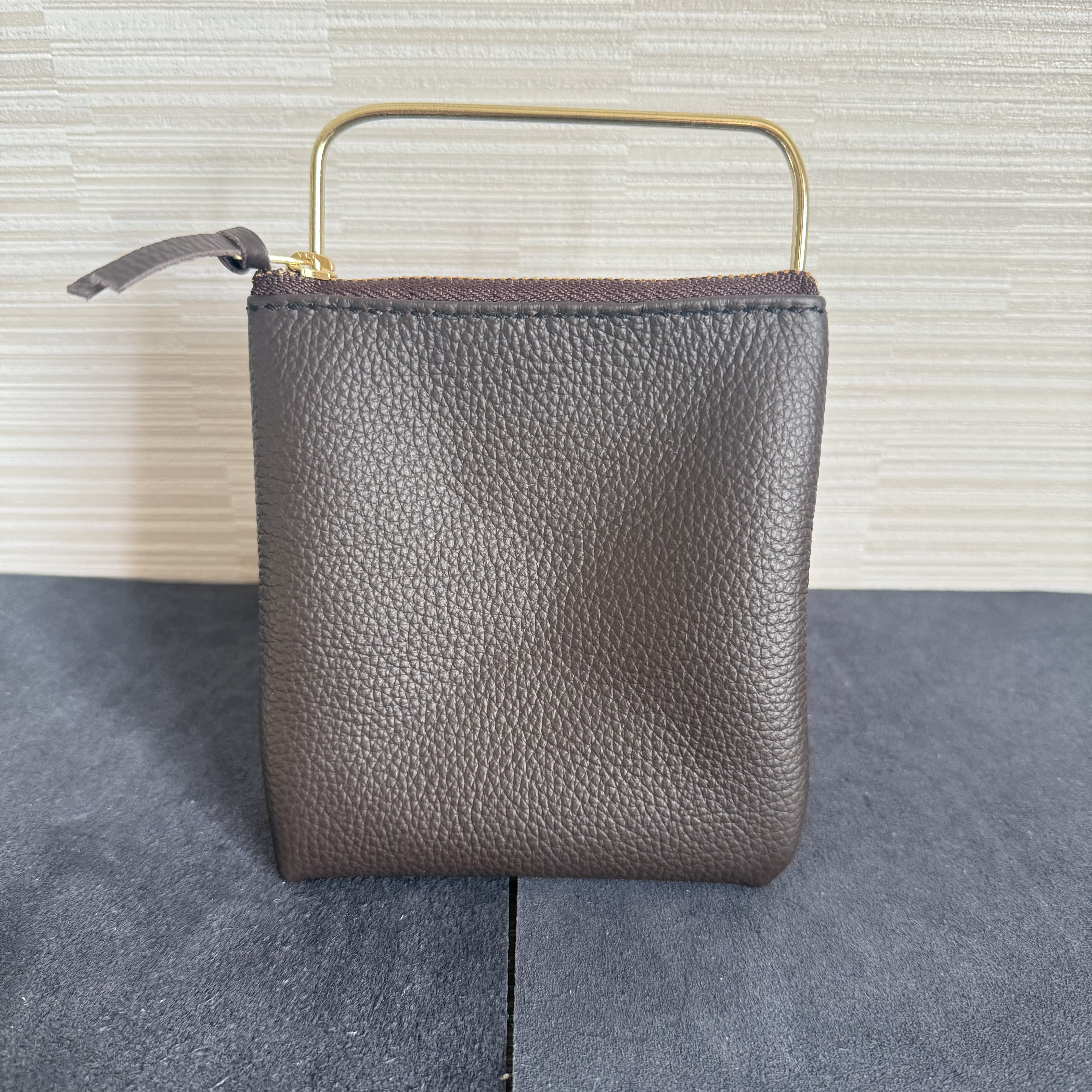 本革レザーポーチ 牛革【手縫い・ハンドメイド品】 MP42