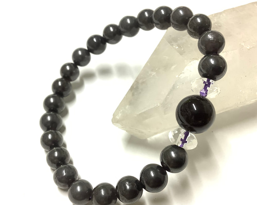 綺麗なモリオン！ジューンとくる！お守りとして最適！ 綺麗なモリオン