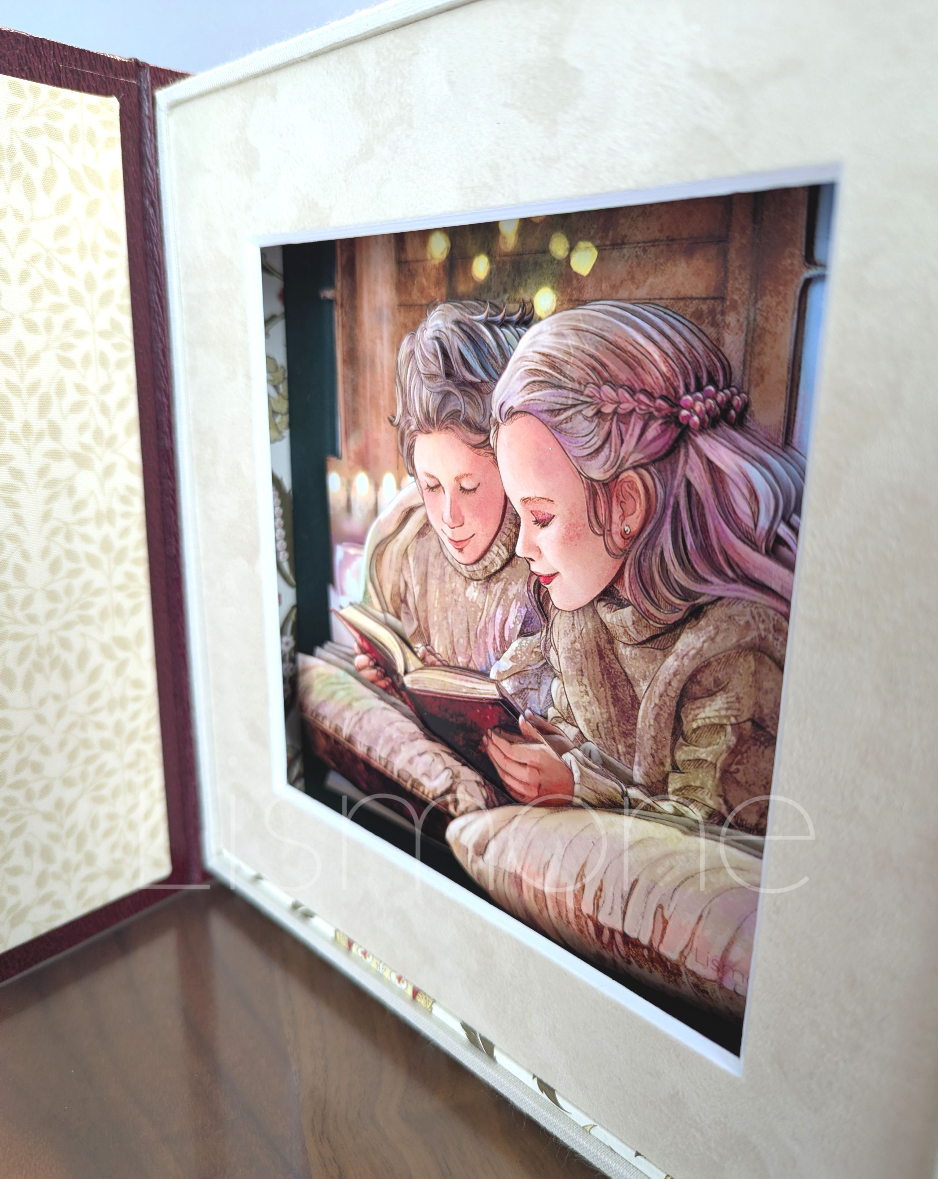 【完成品・一点もの】シャドーボックス：Cozy Evening