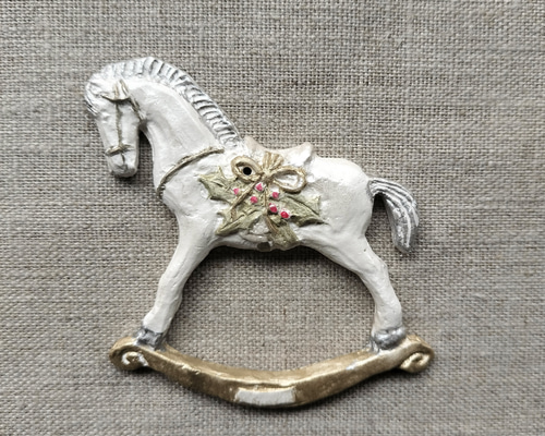 2025年クリスマスオーナメント 木馬 立体・オブジェ Kodoniwa 通販