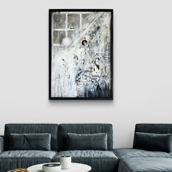 戦場に在る静寂の時 / モダン画 キャンバス 145×112㎝ F80号 原画限り