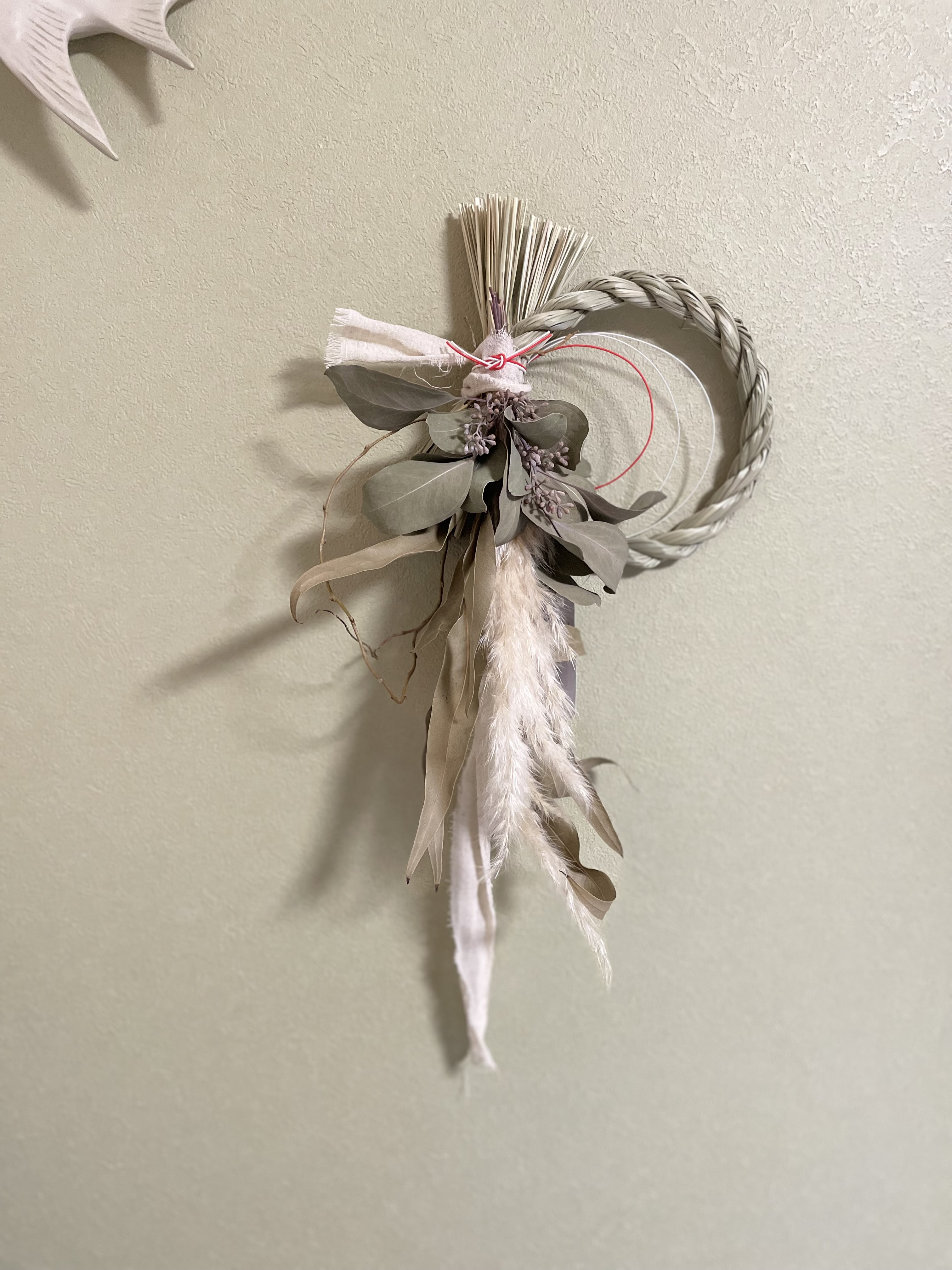 B様オーダー品♡ ポポラスベリーいっぱい　実り豊かな一年になりますように… 2wayスワッグ　パンパスグラス　お正月飾り