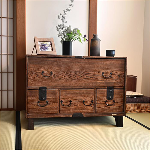 明治末期の和箪笥から生まれた 欅のローチェスト 一点物 リメイク 昭和