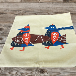 森林靠墊，北歐企鵝圖案 - 檜木香味 第7張的照片