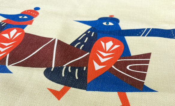 森林靠墊，北歐企鵝圖案 - 檜木香味 第8張的照片