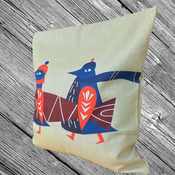 森林靠墊，北歐企鵝圖案 - 檜木香味 第4張的照片