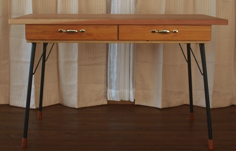 ◇杉材デスク　国産天然杉　ナチュラル仕上げ　W116cm◇T2512