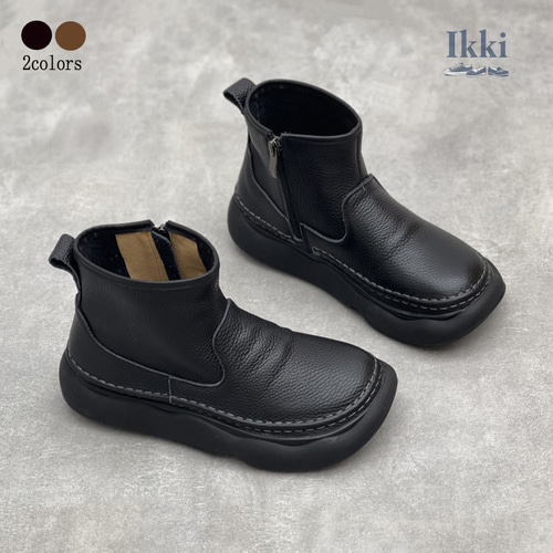 秋冬定番 牛革ジッパーブーツ レディース靴 快適 ファッション