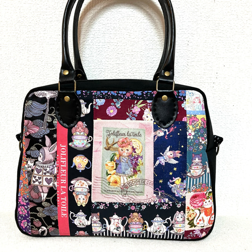 ジョリーフルール マイリトルテイラーパッチワーク ボストンバッグ