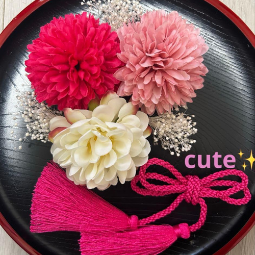 成人式卒業式七五三前撮り髪飾り ヘアピン belle ame 通販 20238525