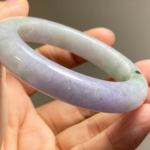 BG9-47 訳あり処分品 ラベンダー 春彩 50.9mm 糯氷種 ミャンマー産 A貨