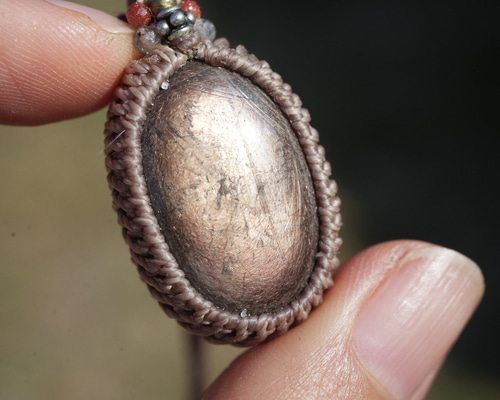 『理姫』サファイアのマクラメペンダントネックレス 理姫』サファイアのマクラメペンダントネックレス 理姫』サファイアの