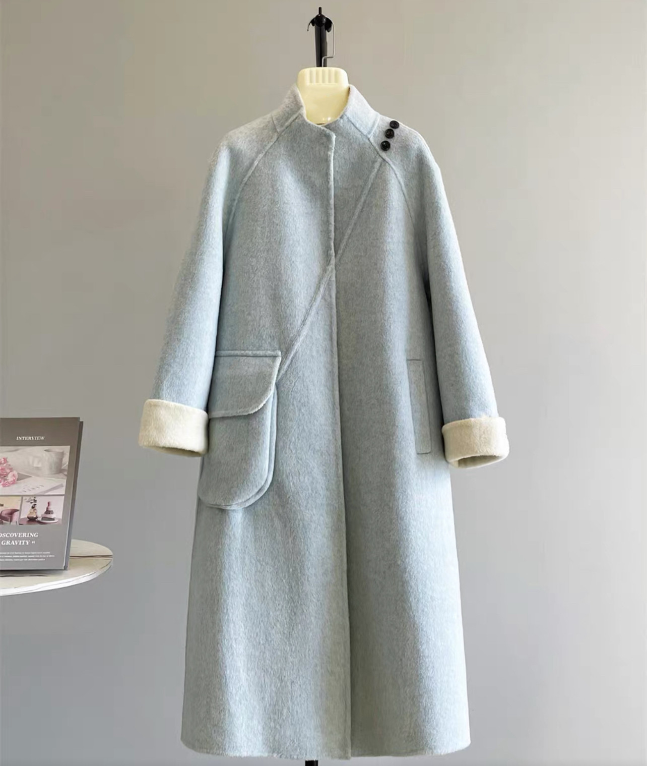 【冬支度新作】ウールコート、レディース、 モコモコテディコート、厚手コート、秋冬コート、個性的、防寒対策