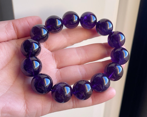 天然無処理 ウルグアイ産 アメジスト ブレスレット ② ブレスレット