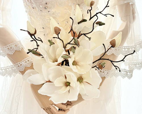 マグノリアブーケ クラッチブーケ ウェディングブーケ アーティ