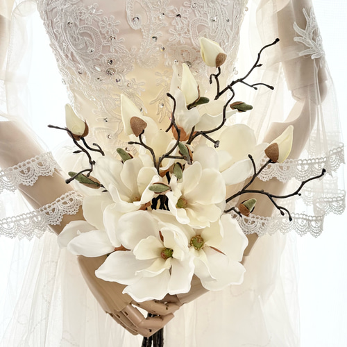 マグノリアブーケ クラッチブーケ ウェディングブーケ アーティ