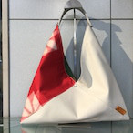 革/着物 あずま袋バッグ 大　花　浴衣