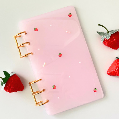 選べる2種】A6 レジン 貯金バインダー 家計管理｜積立貯金・saving