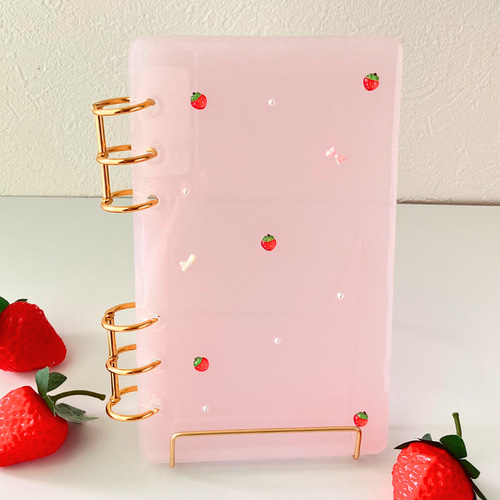 選べる2種】A6 レジン 貯金バインダー 家計管理｜積立貯金・saving