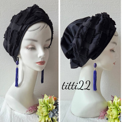 new 【ミナペルホネン タンバリン】頭痛のしにくいヘアターバン ヘア