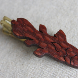 シーラカンス木製ネクタイピン 4枚目の画像