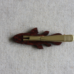 シーラカンス木製ネクタイピン 6枚目の画像