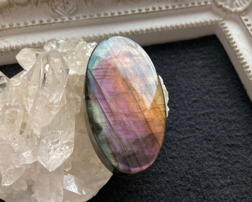 ラブラドライト【マルチカラー】天然石ルース 522 天然石 マスカレード