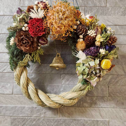 しめ縄リースC リース なごみいろどりそう 通販 20241262｜Creema