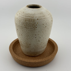 手びねり陶 大花器 剣山付き 陶器の剣山（けんざん）大•小セット 一輪挿し・花瓶・花器 miraku 通販