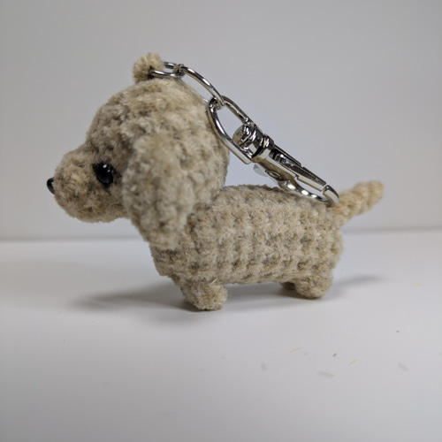 Mi様　6㎝のあみぐるみ　ダックスなど ダックスフント（黒）☆あみぐるみ☆ 編みぐるみ 干支 戌 | iichi 日々