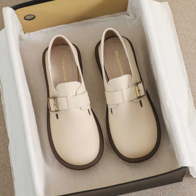 本革~厚底が高くなったブルケンスリッパ女性の外では超火怠け者の頭包み半スリッパの大きいサイズの婦人靴41 ~ 43