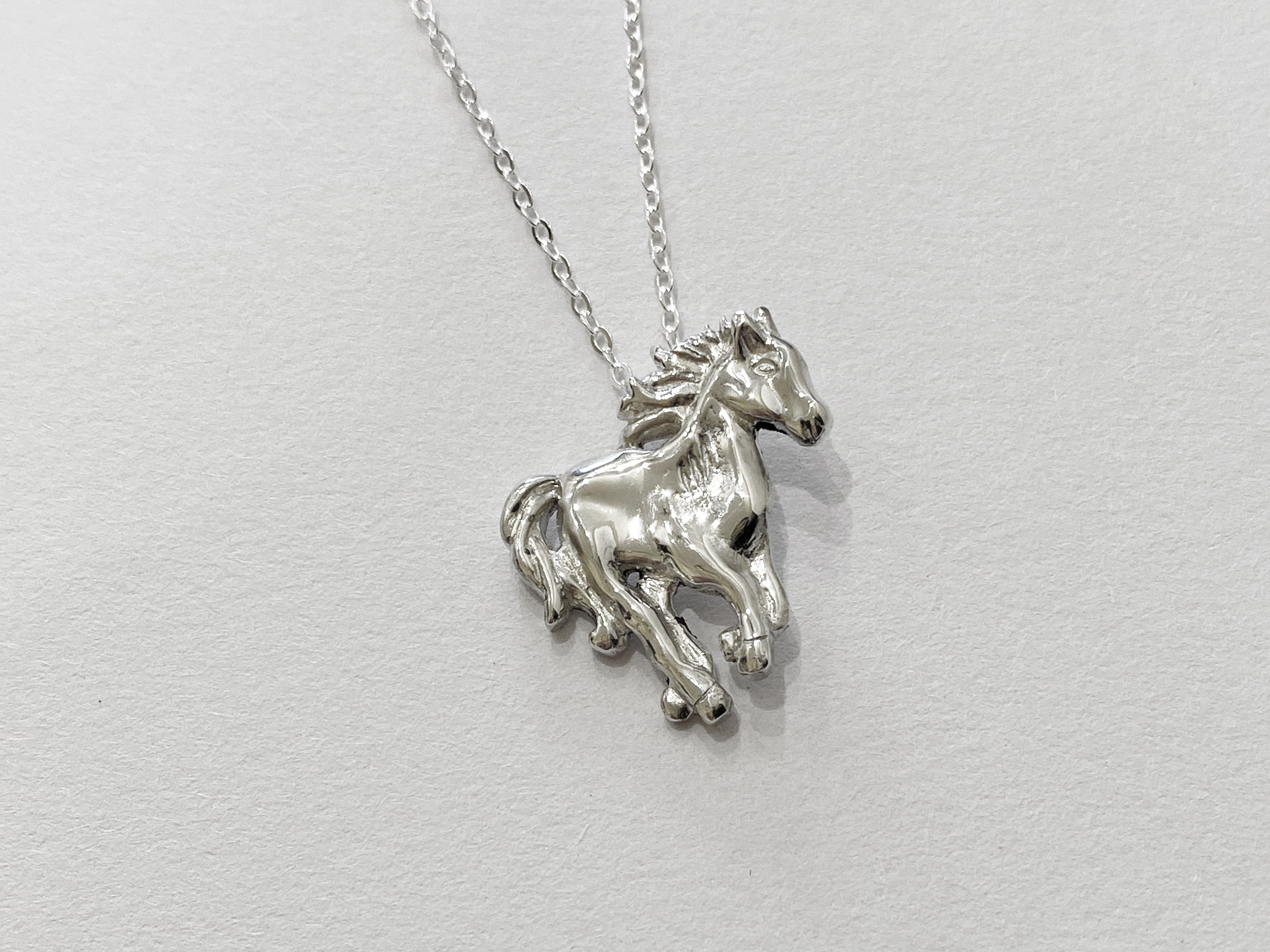 駿馬奔騰| 中性款銀飾925純銀情人節禮物立體動物聖誕禮物項鍊C percent