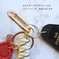 バレンタイン2026【数量限定】LOVE＆ハート　レッドアベンチュリン　カラビナ　ハンドストラップ・バッグチャーム 9枚目の画像