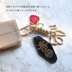 バレンタイン2026【数量限定】LOVE＆ハート　レッドアベンチュリン　カラビナ　ハンドストラップ・バッグチャーム 6枚目の画像