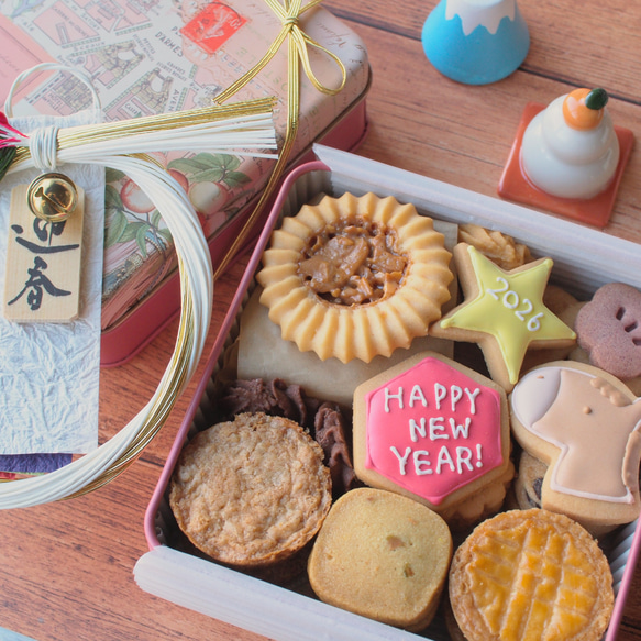 2026お正月クッキー缶 クッキー I BAKE 通販 20242252｜Creema