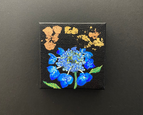 紫陽花 絵画 紫陽花 」 (あじさい) 日本画 Japanese painting style Nihonga