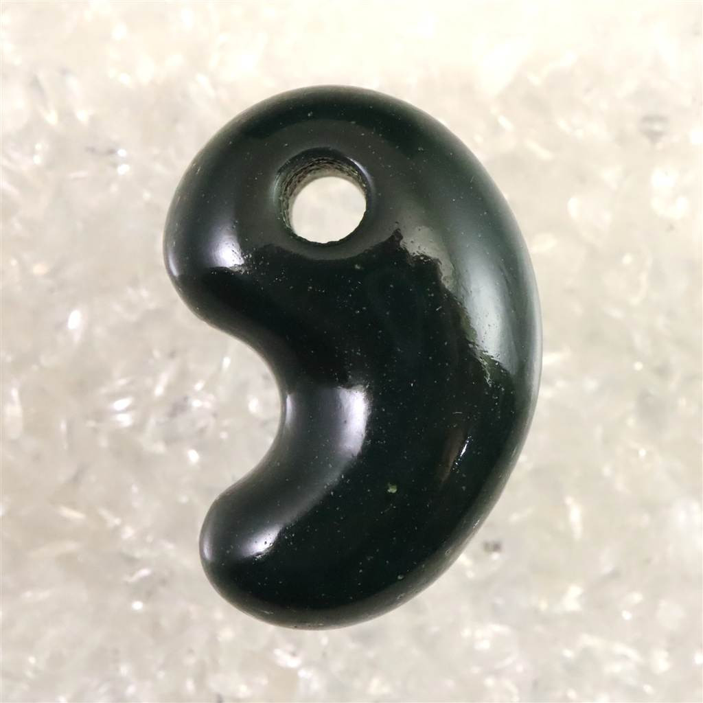 出雲碧玉 出雲石  SA  36mm勾玉 ディレクトリカード付 17.60g #39323