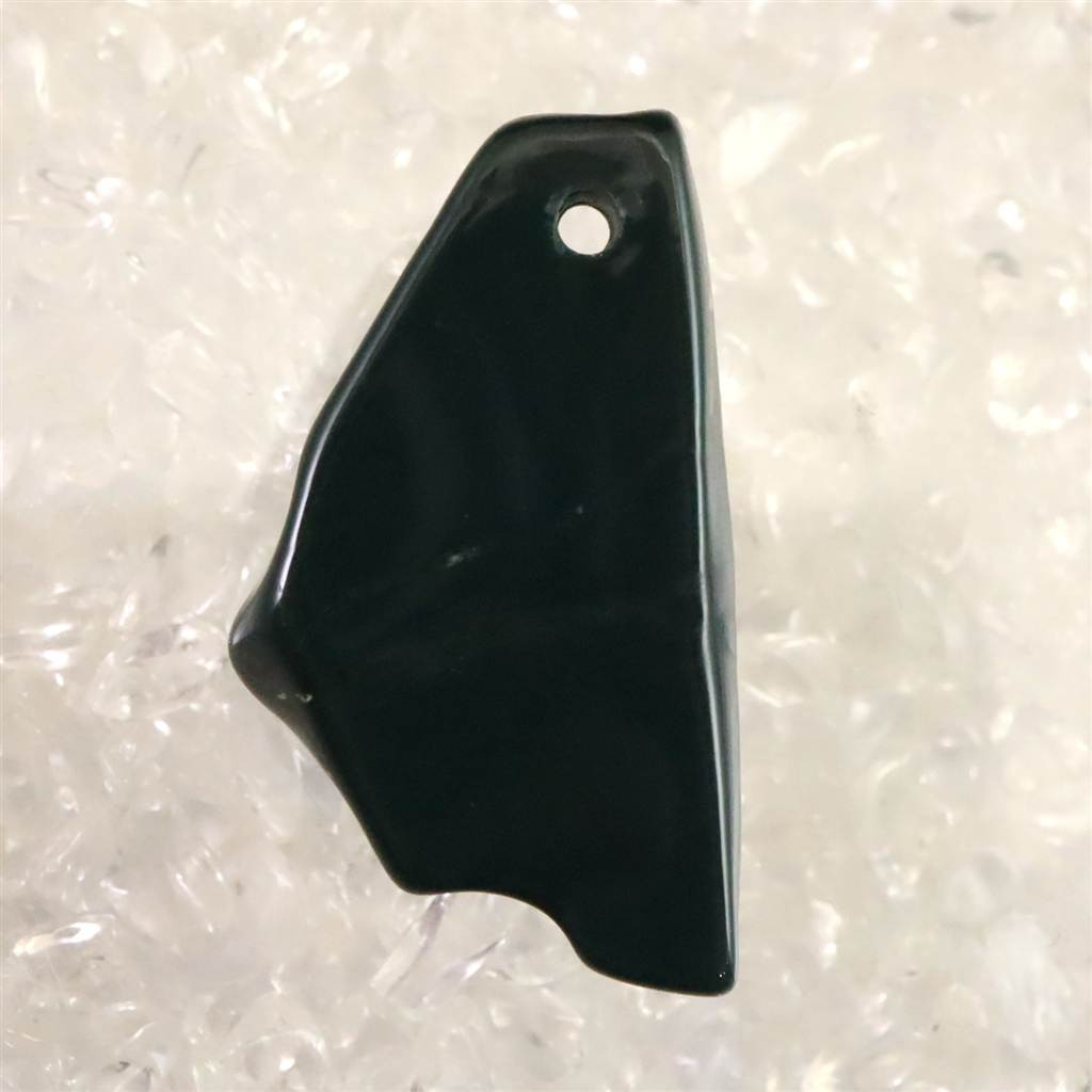 出雲碧玉 出雲石  35mm 磨き ペンダント ディレクトリカード付 5.9g #38067