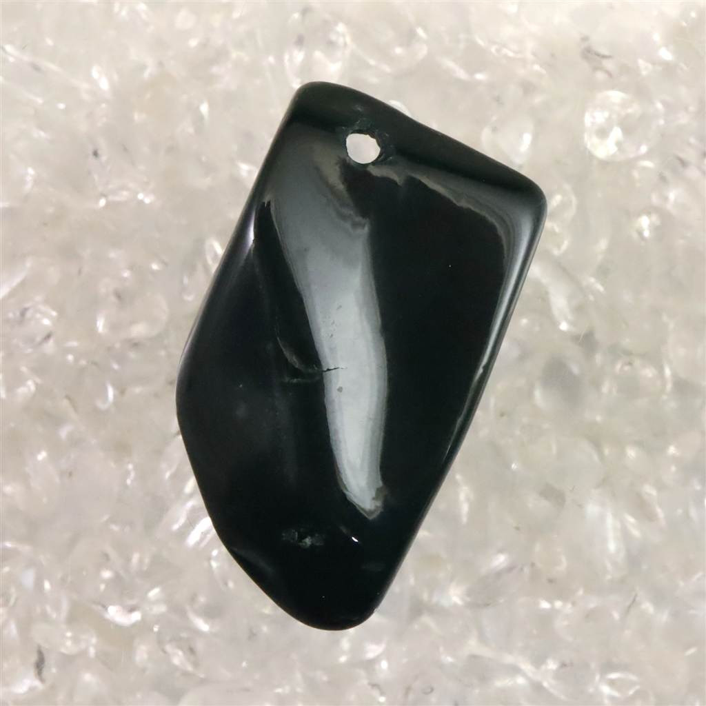 出雲碧玉 出雲石  31mm 磨き ペンダント ディレクトリカード付 5.1g #22905
