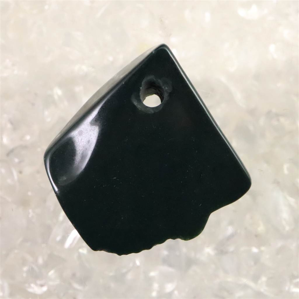 出雲碧玉 出雲石  24mm 磨き ペンダント ディレクトリカード付 3.1g #14918