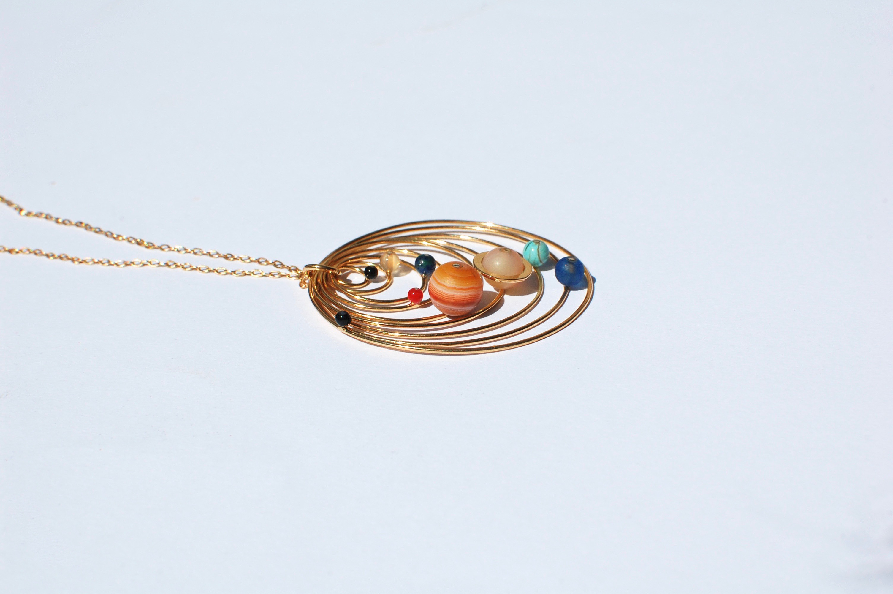 ゴールドプレート 太陽系 プラネット ネックレス