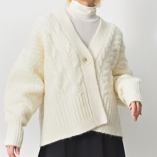 心惹かれる6種の編地】モヘア混で超あたたか！大人のゆったり