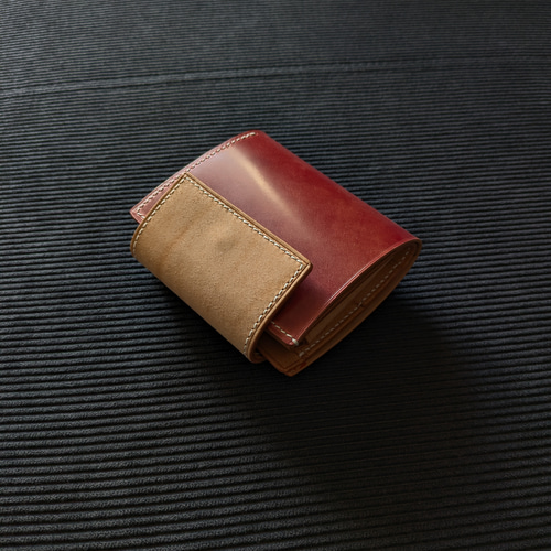 コードバン ミニウォレット ミニ財布 フラップ付き【ROCADO社