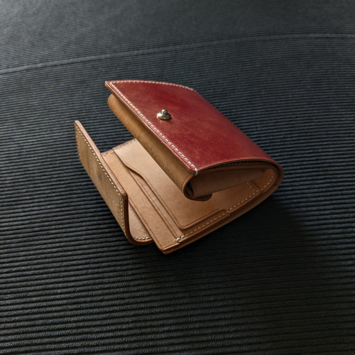 コードバン ミニウォレット ミニ財布 フラップ付き【ROCADO社