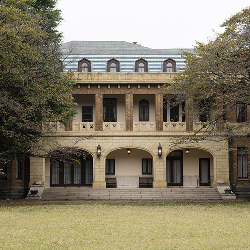 昭和レトロ洋館「旧前田家本邸」 着色模型 立体・オブジェ ジオラマ