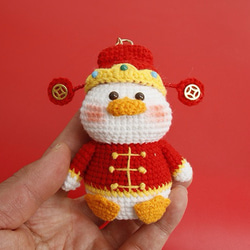 かぎ針編みのウサギのぬいぐるみ 気まぐれな編みぐるみアートドール