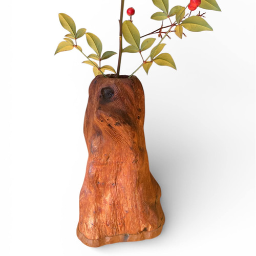 屋久杉一輪挿し 伝統工芸品 - メルカリ