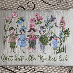 人気生地！ YUWA 有輪商店『小関鈴子さん ドット＆ガール クリーム地